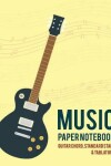 Book cover for Music paper notebook - Guitar chord, Standard staff & Tablature