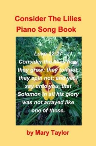 Cover of Consider The Lilies