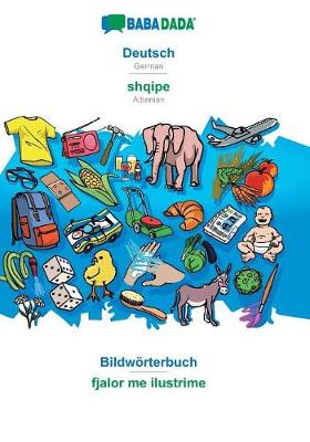 Book cover for BABADADA, Deutsch - shqipe, Bildwoerterbuch - fjalor me ilustrime