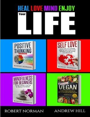 Book cover for Positive Thinking, Self Love, Mindfulness, Vegan