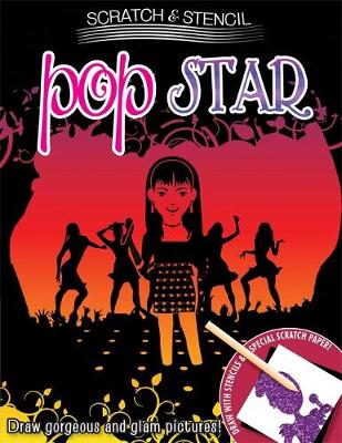 Book cover for Scratch & Stencil: Pop Star