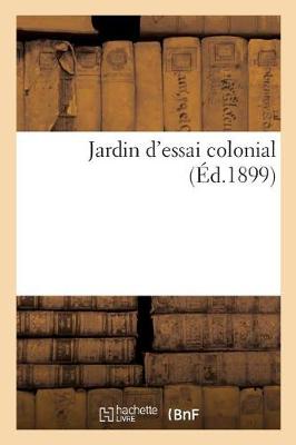 Book cover for Jardin d'Essai Colonial