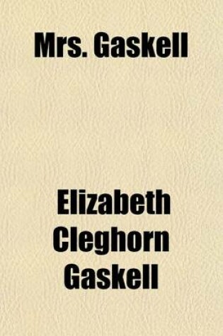 Cover of Mrs. Gaskell