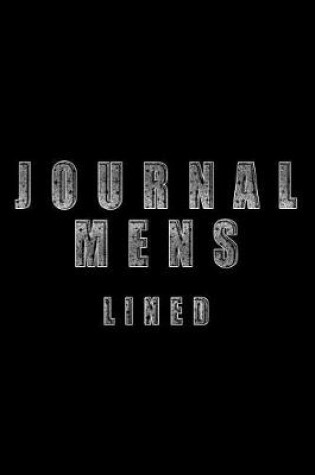 Cover of Journal Mens Lined