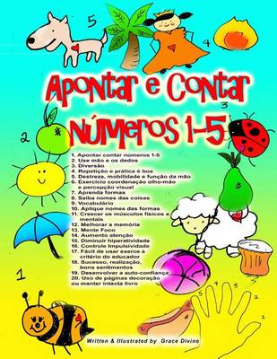 Book cover for Apontar e Contar Numeros 1-5