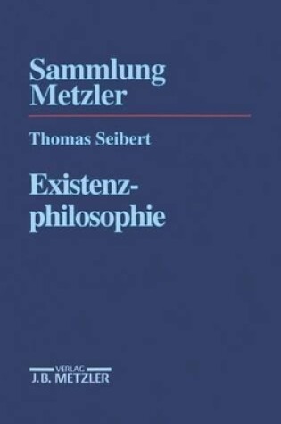 Cover of Existenzphilosophie