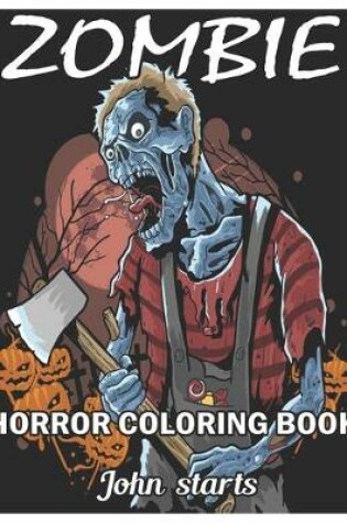 Cover of Zombie Horror Coloring Book