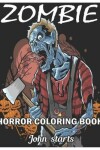 Book cover for Zombie Horror Coloring Book