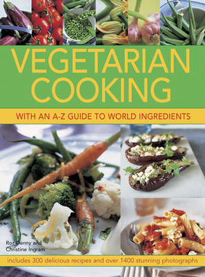 Book cover for Vegetarian Cooking with an A-Z Guide to World Ingredients