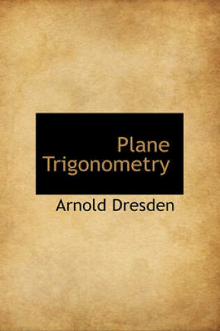 Cover of Plane Trigonometry