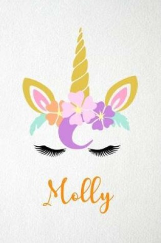 Cover of Molly A5 Lined Notebook 110 Pages