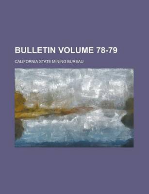 Book cover for Bulletin Volume 78-79