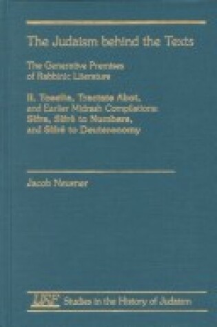 Cover of The Judaism behind the Texts III