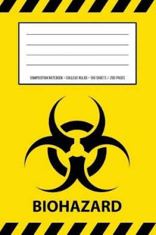 Cover of Biohazard Warning Periodic Table Chemistry Composition Notebook