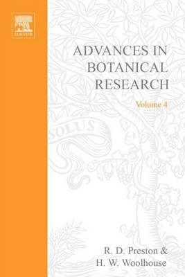 Book cover for Advances in Botanical Research V4 APL