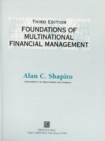 Book cover for The Foundations of Multinational Financial Management