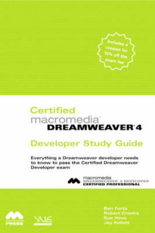 Cover of Certified Macromedia Dreamweaver 4 Developer Study Guide