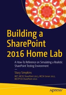 Cover of Building a SharePoint 2016 Home Lab