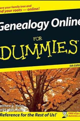 Cover of Genealogy Online For Dummies