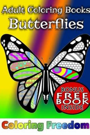 Cover of Adult Coloring Books: Butterflies