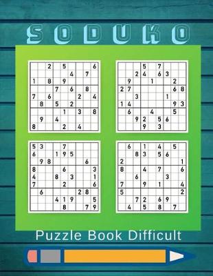 Book cover for Soduko Puzzle Book Difficult