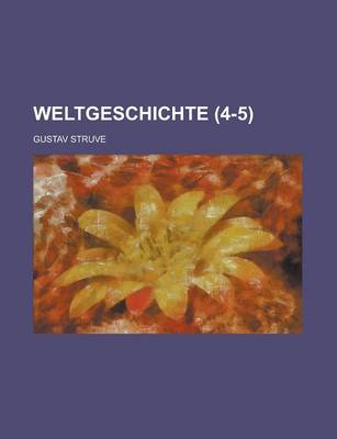 Book cover for Weltgeschichte (4-5 )