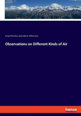 Book cover for Observations on Different Kinds of Air