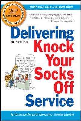 Book cover for Delivering Knock Your Socks Off Service