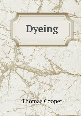 Book cover for Dyeing