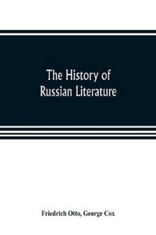 Cover of The history of Russian literature