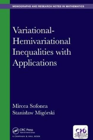 Cover of Variational-Hemivariational Inequalities with Applications