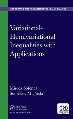 Book cover for Variational-Hemivariational Inequalities with Applications