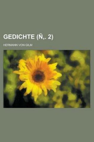 Cover of Gedichte Volume N . 2