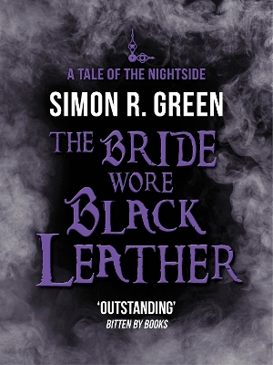 Book cover for The Bride Wore Black Leather