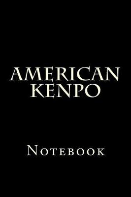 Book cover for American Kenpo