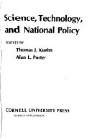 Cover of Science, Technology and National Policy