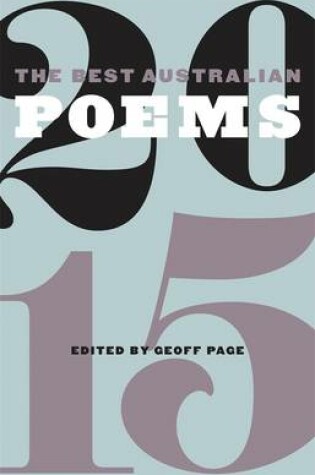 Cover of The Best Australian Poems 2015