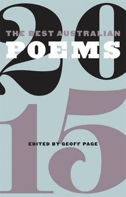 Book cover for The Best Australian Poems 2015