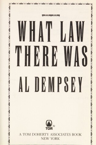 Cover of What Law There Was