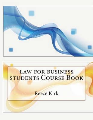 Book cover for Law for Business Students Course Book