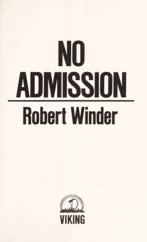 Book cover for No Admission