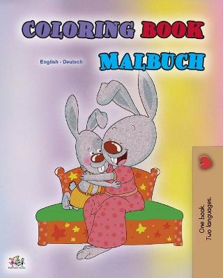 Cover of Coloring book #1 (English German Bilingual edition)