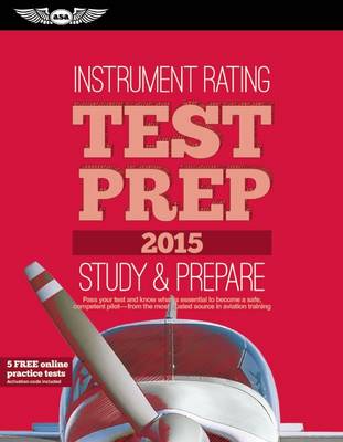 Cover of Instrument Rating Test Prep 2015 + Tutorial Software
