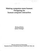 Book cover for Making Computers More Human