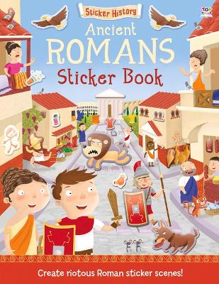 Book cover for Ancient Romans Sticker Book