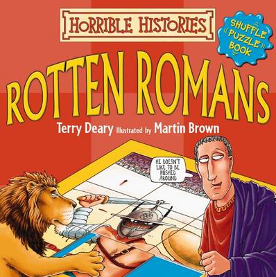 Book cover for Horrible Histories: Rotten Romans: Shuffle Puzzle Book