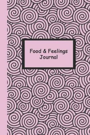 Cover of Food and Feelings Journal (Pink Swirls) 6x9