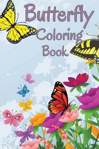 Cover of Butterfly Coloring Book for Adults