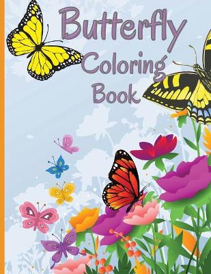 Book cover for Butterfly Coloring Book for Adults