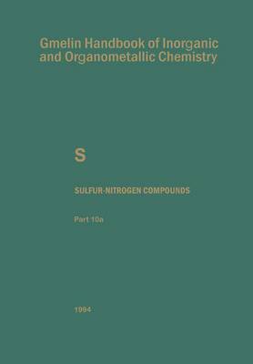 Book cover for Sulfur-Nitrogen Compounds